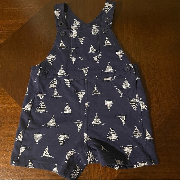 Little Me | Baby Boys Nautical Shortall | 18 mo - Picture 8 of 8